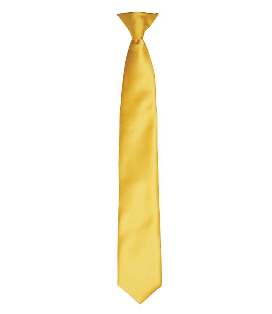 Premier - 'Colours' Satin Clip Tie - Pierre Francis