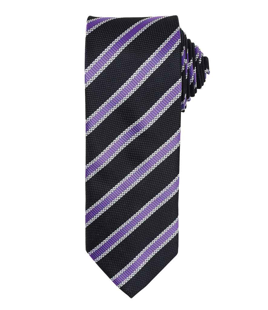 Premier - Waffle Stripe Tie - Pierre Francis