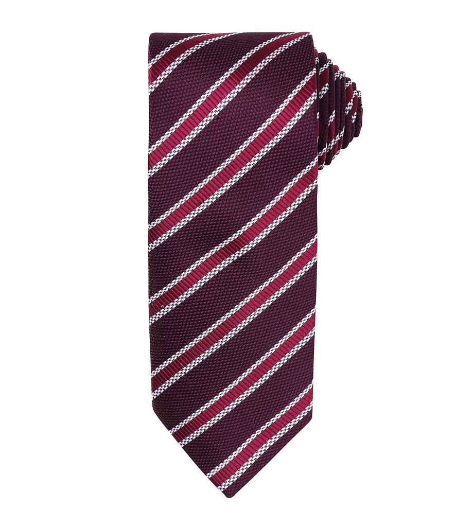 Premier - Waffle Stripe Tie - Pierre Francis