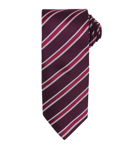 Premier - Waffle Stripe Tie - Pierre Francis
