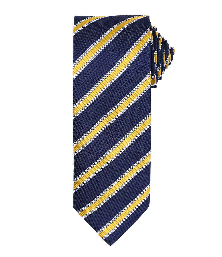 Premier - Waffle Stripe Tie - Pierre Francis