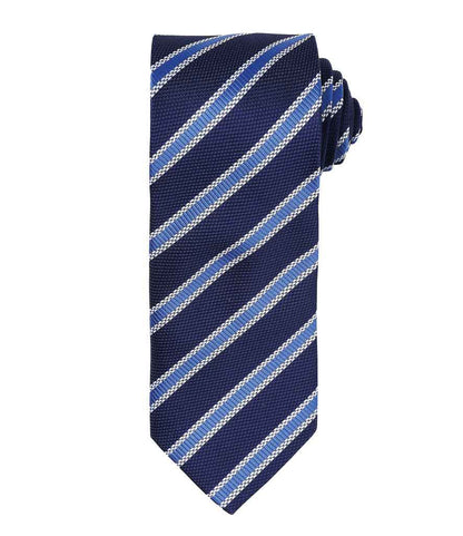 Premier - Waffle Stripe Tie - Pierre Francis