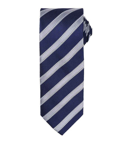 Premier - Waffle Stripe Tie - Pierre Francis