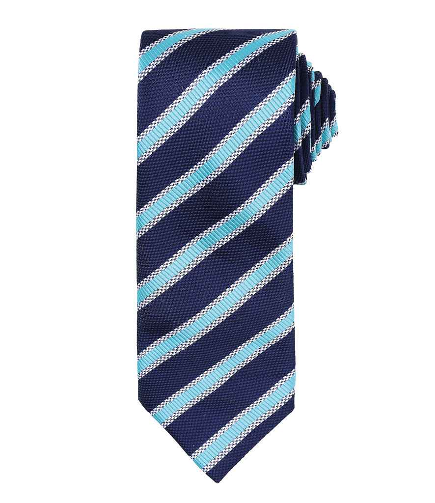 Premier - Waffle Stripe Tie - Pierre Francis