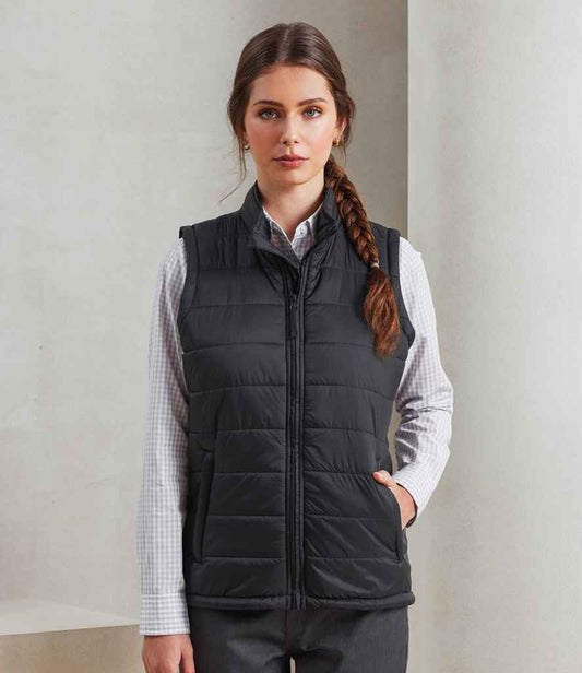 Premier - Ladies Recyclight Padded Gilet