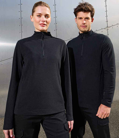 Premier - Unisex Recyclight® 1/4 Zip Fleece - PR831 BLK XS