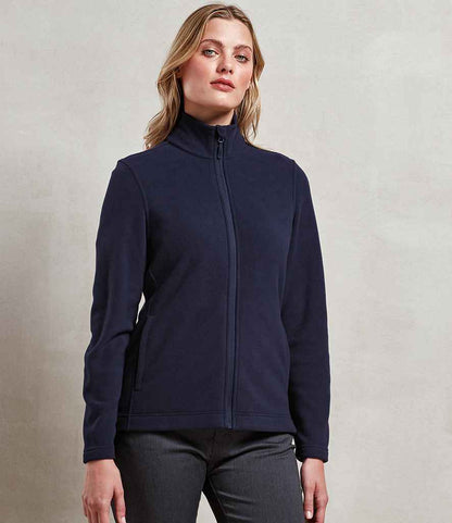 Premier - Ladies Recyclight® Full Zip Micro Fleece Jacket - PR832 NAV XS