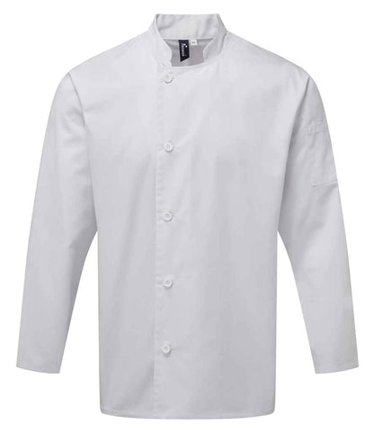 Premier - Essential Long Sleeve Chef's Jacket - PR901 WHI XS