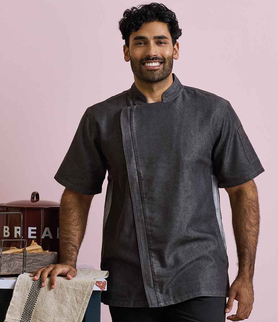 Premier - Short Sleeve Zipped Chef's Jacket
