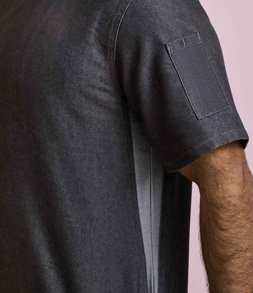 Premier - Veste de cuisine zippée à manches courtes