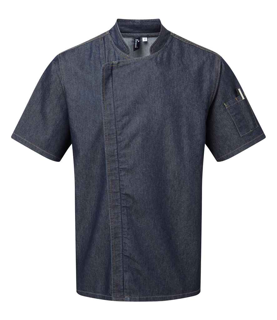 Premier - Short Sleeve Zipped Chef's Jacket - Pierre Francis