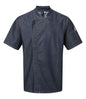 Premier - Short Sleeve Zipped Chef's Jacket - Pierre Francis