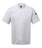 Premier - Short Sleeve Zipped Chef's Jacket - Pierre Francis