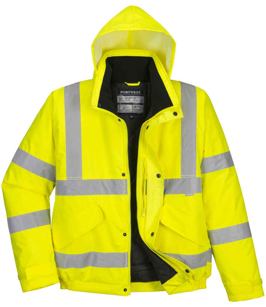 Portwest Hi-Vis Bomber Jacket - Pierre Francis