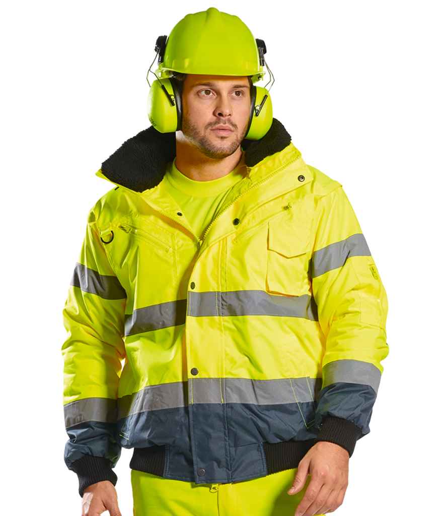 Portwest - 3-in-1 Hi-Vis Bomber Jacket