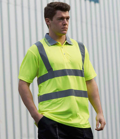 Portwest - Hi-Vis Polo Shirt - PW061 YEL S