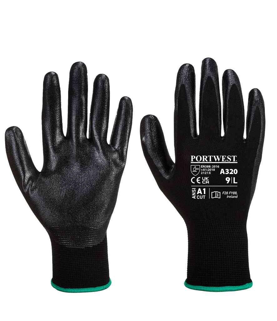 Portwest - Dexti-Grip Gloves - PW075 BLK M