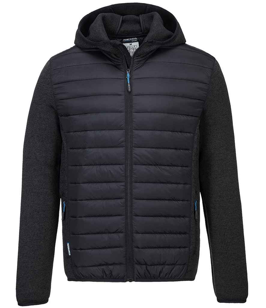 Portwest - KX3™ Baffle Padded Jacket - PW1121 GM/BK S