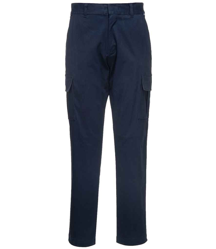 Portwest - Stretch Slim Combat Trousers - PW1201 BLK 30/R