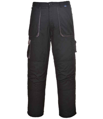 Portwest - Texo Contrast Trousers - PW625 BLK S/R