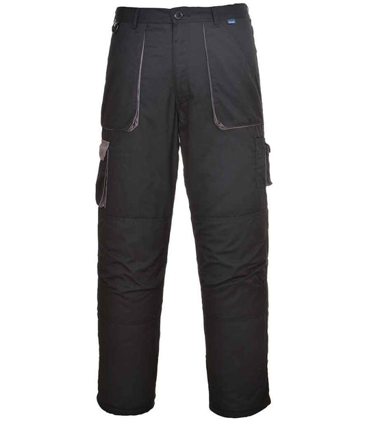 Portwest - Texo Contrast Trousers - PW625 BLK S/R