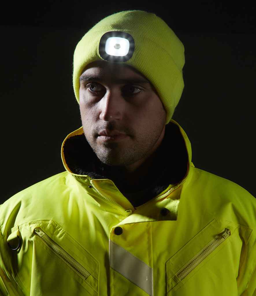 Portwest - LED Head Light Beanie - PW667 YEL ONE