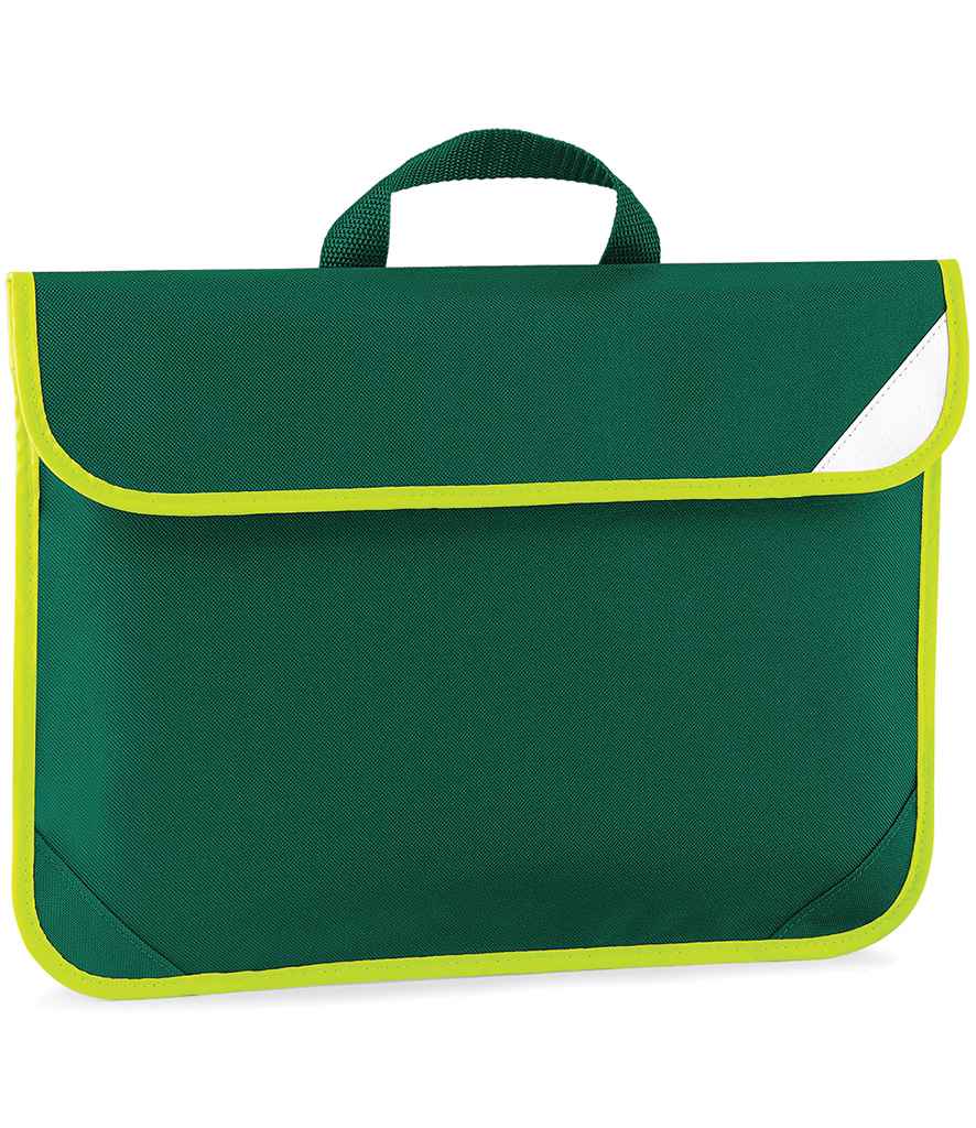 Quadra - Enhanced-Viz Book Bag - QD452 BOT ONE
