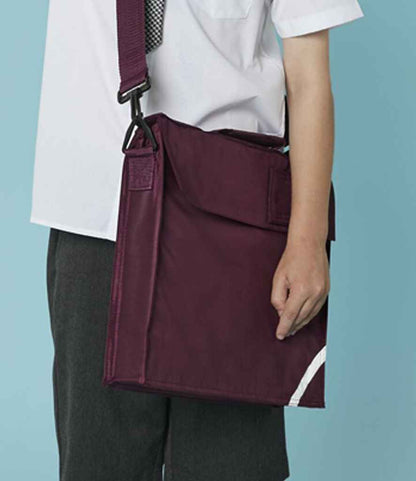 Quadra - Junior Book Bag with Strap - QD457 BUR ONE