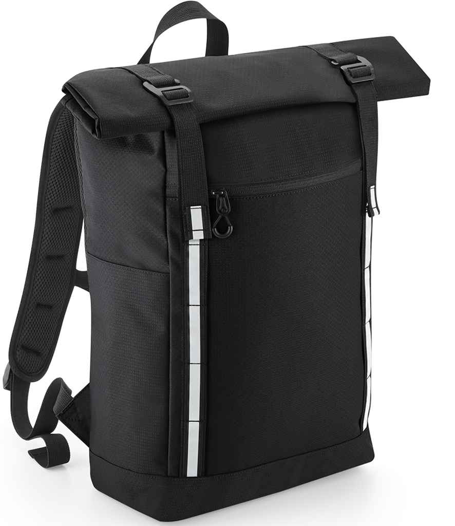 Quadra - Urban Commute Roll-Top Backpack - QD552 BLK ONE