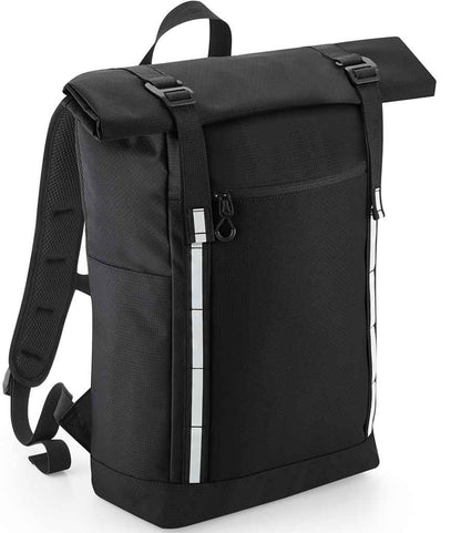 Quadra - Urban Commute Roll-Top Backpack - QD552 BLK ONE