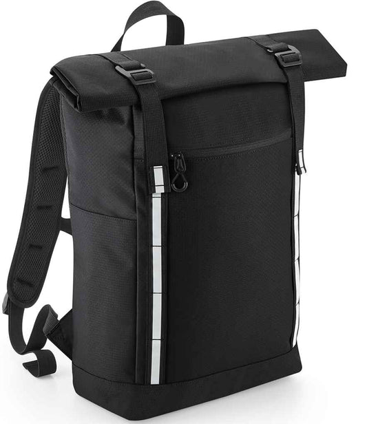 Quadra - Urban Commute Roll-Top Backpack - QD552 BLK ONE