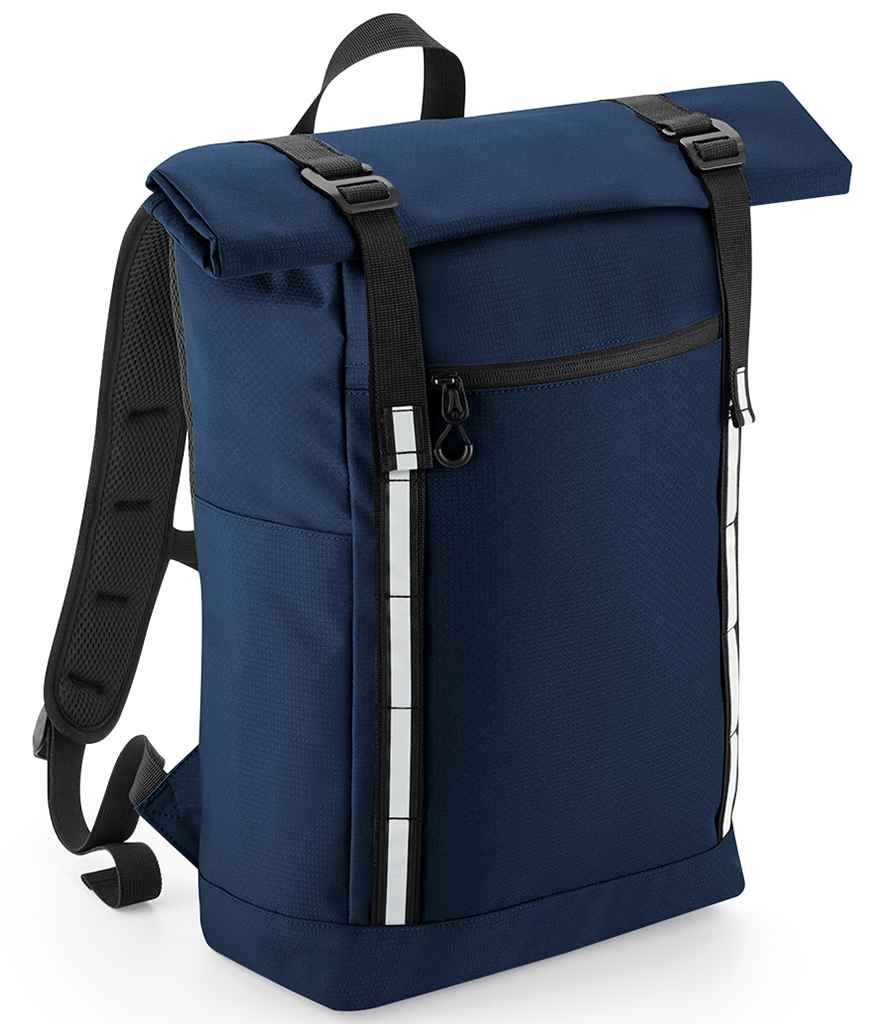 Quadra - Urban Commute Roll-Top Backpack - QD552 BLK ONE
