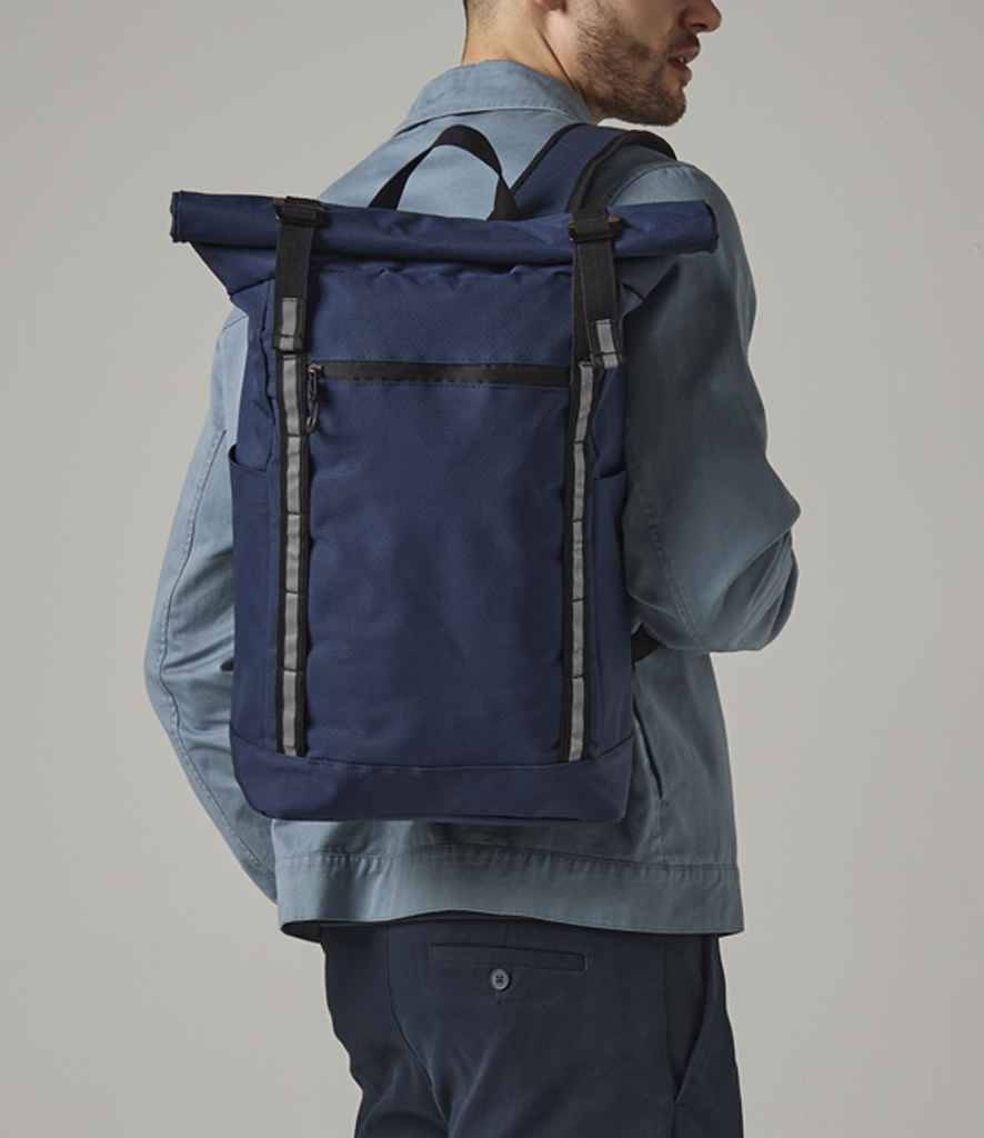 Quadra - Urban Commute Roll-Top Backpack - QD552 NAV ONE