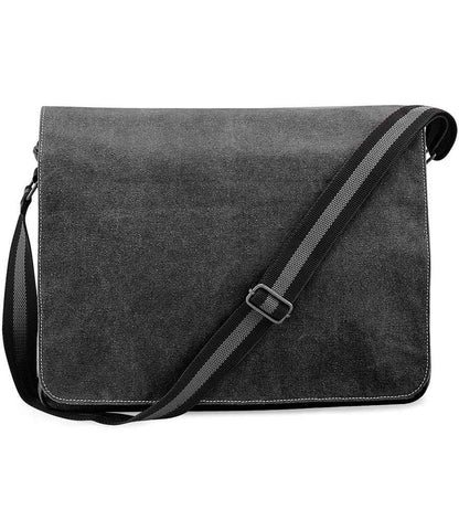 Quadra - Vintage Canvas Despatch Bag - QD610 VBK ONE