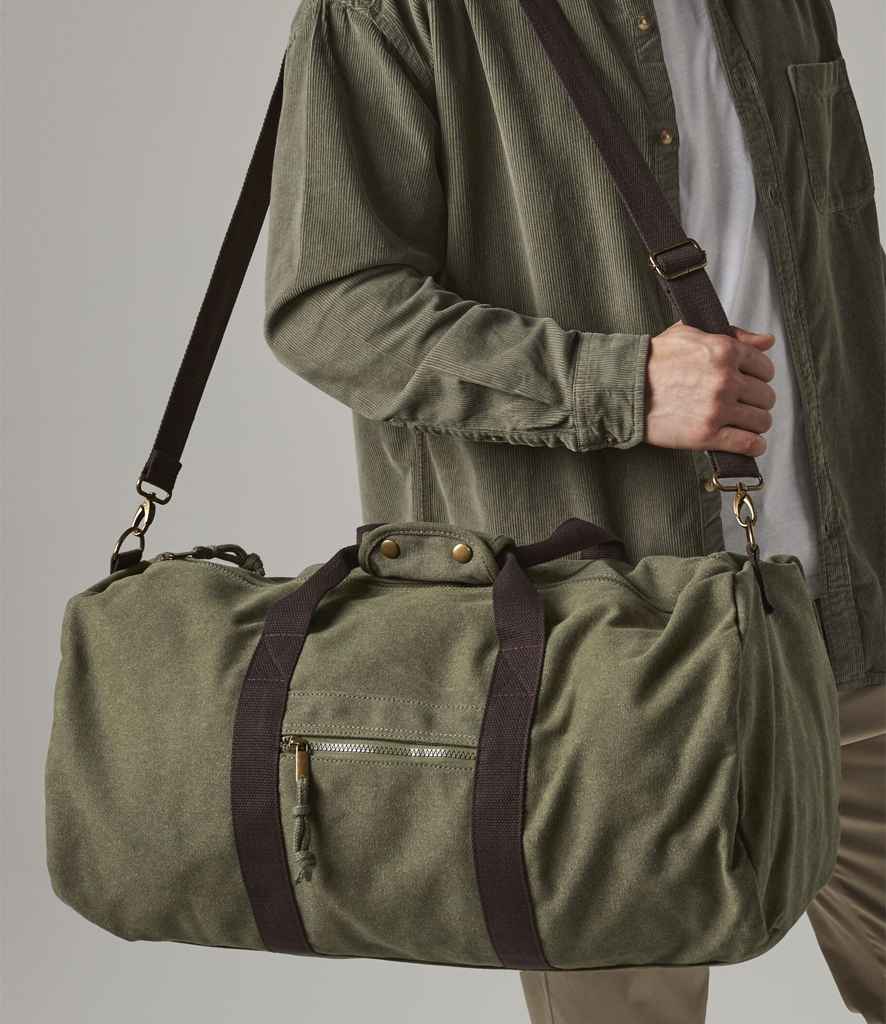 Quadra - Vintage Canvas Holdall - Pierre Francis