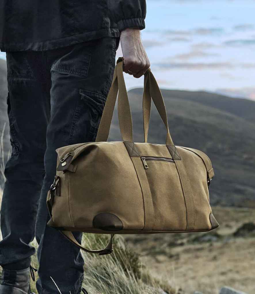 Quadra - Heritage Waxed Canvas Holdall - QD650 DSN ONE