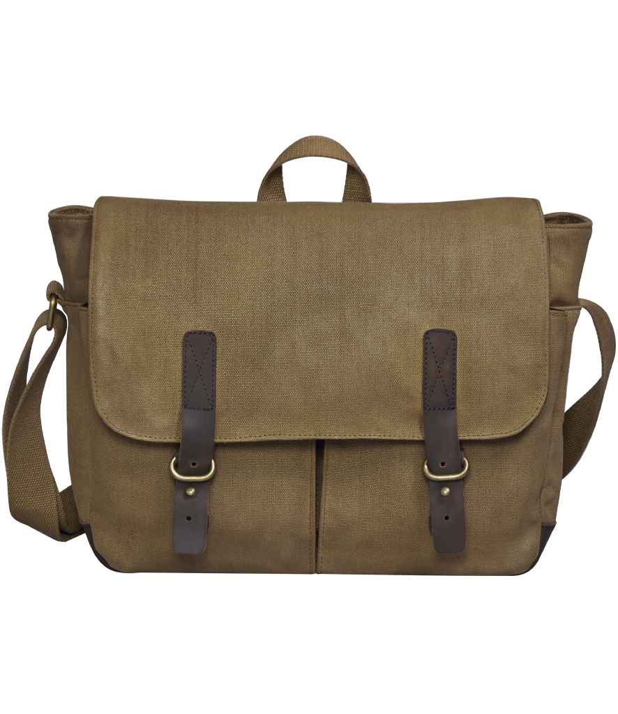 Quadra - Heritage Waxed Canvas Messenger - Pierre Francis