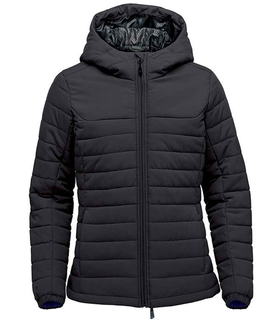 Stormtech - Ladies Nautilus Quilted Hooded Jacket - QXH1W BLK XS