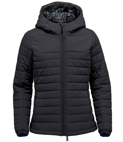 Stormtech - Ladies Nautilus Quilted Hooded Jacket - QXH1W BLK XS