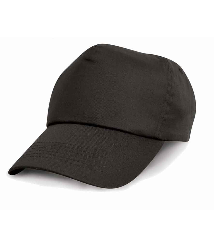 Result - Kids Cotton Cap - RC005B BLK ONE