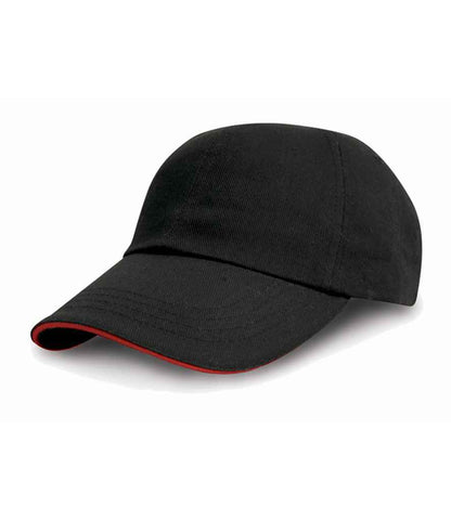 Result - Heavy Cotton Drill Pro-Style Cap - RC010P BLK ONE