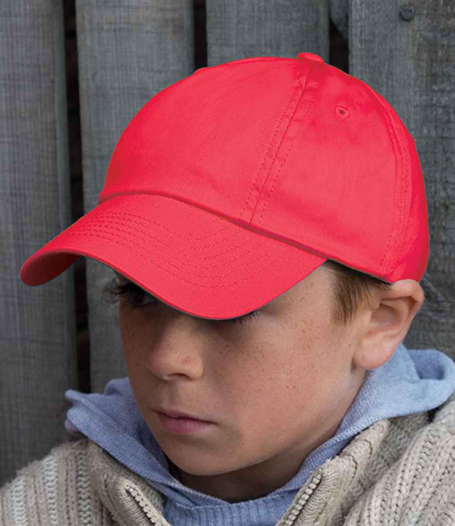 Result - Kids Low Profile Cotton Cap - RC018B RED ONE