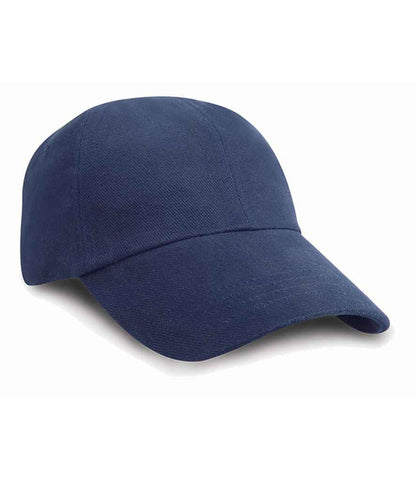 Result - Kids Low Profile Heavy Brushed Cotton Cap - RC024B BLK ONE