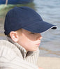 Result - Kids Low Profile Heavy Brushed Cotton Cap with Sandwich Peak - Pierre Francis