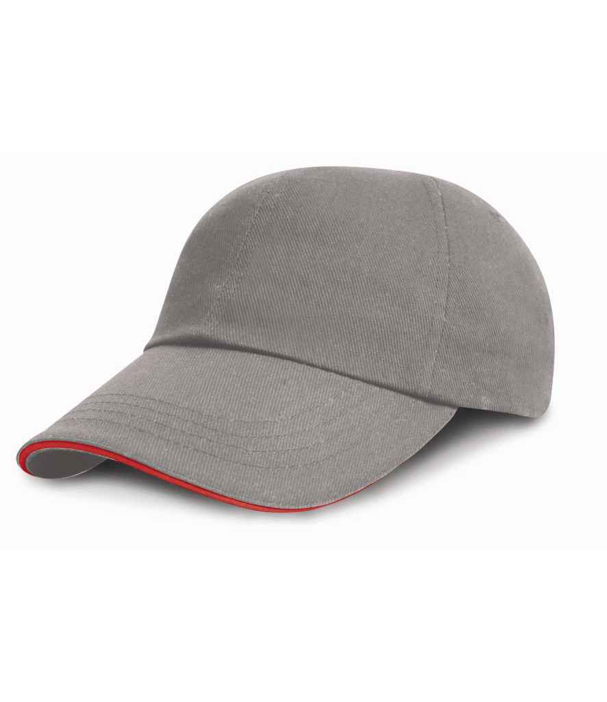 Result - Low Profile Heavy Brushed Cotton Cap with Sandwich Peak - Pierre Francis
