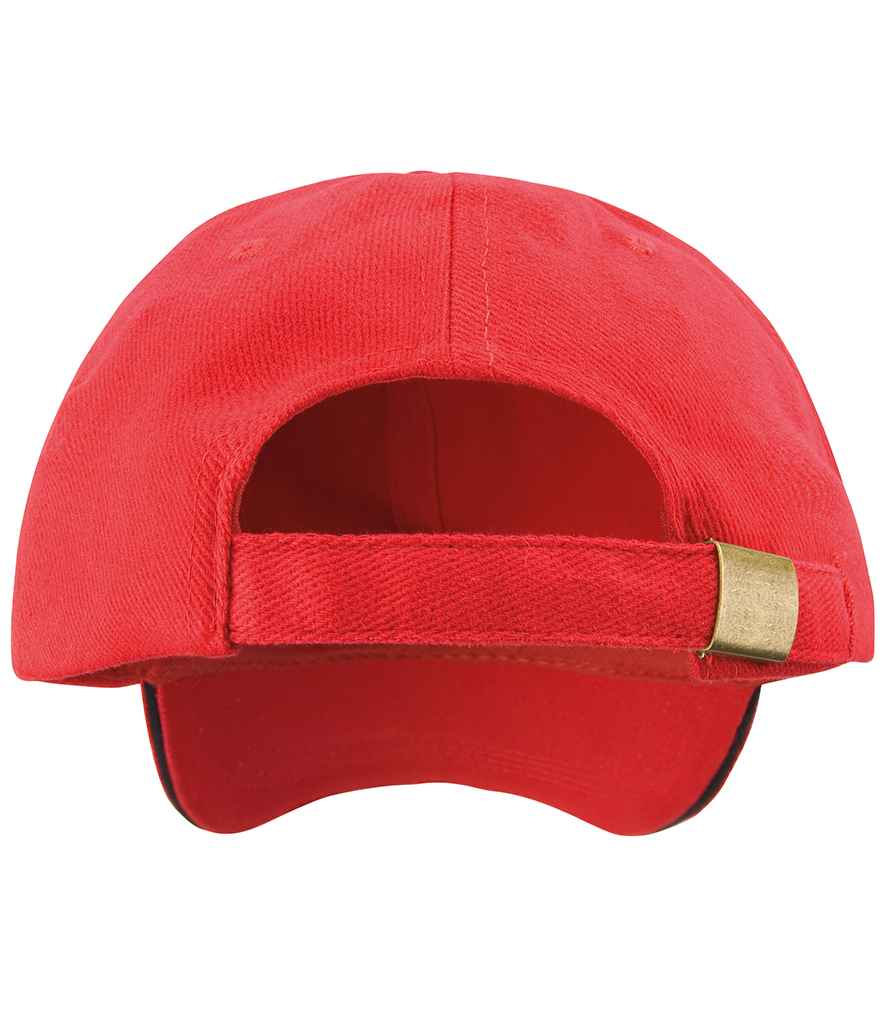 Result - Low Profile Heavy Brushed Cotton Cap with Sandwich Peak - Pierre Francis