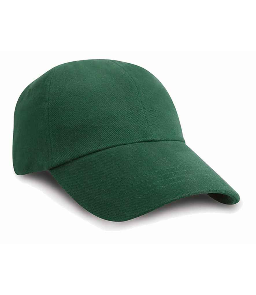 Result - Low Profile Heavy Brushed Cotton Cap - RC024 BLK ONE