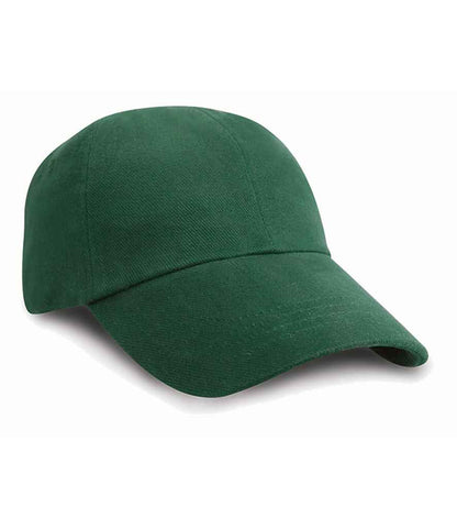 Result - Low Profile Heavy Brushed Cotton Cap - RC024 BLK ONE