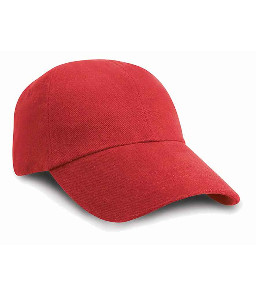 Result - Low Profile Heavy Brushed Cotton Cap - RC024 BLK ONE
