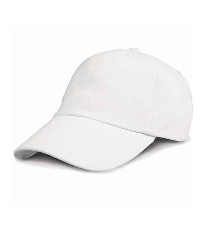 Result - Low Profile Heavy Brushed Cotton Cap - RC024 WHI ONE